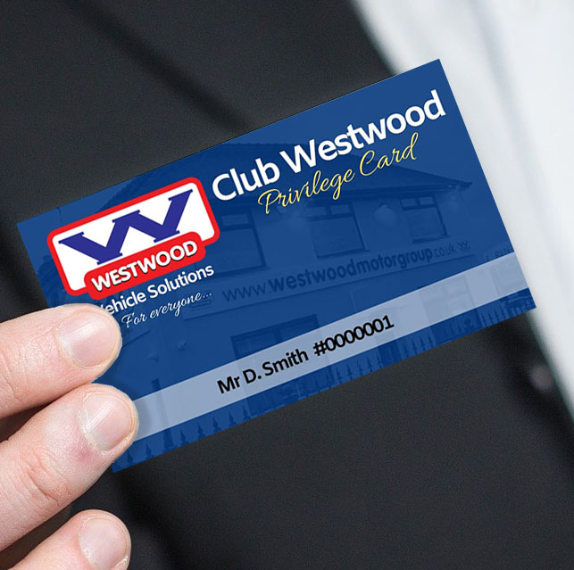 Club Westwood Privilege Card Close Up