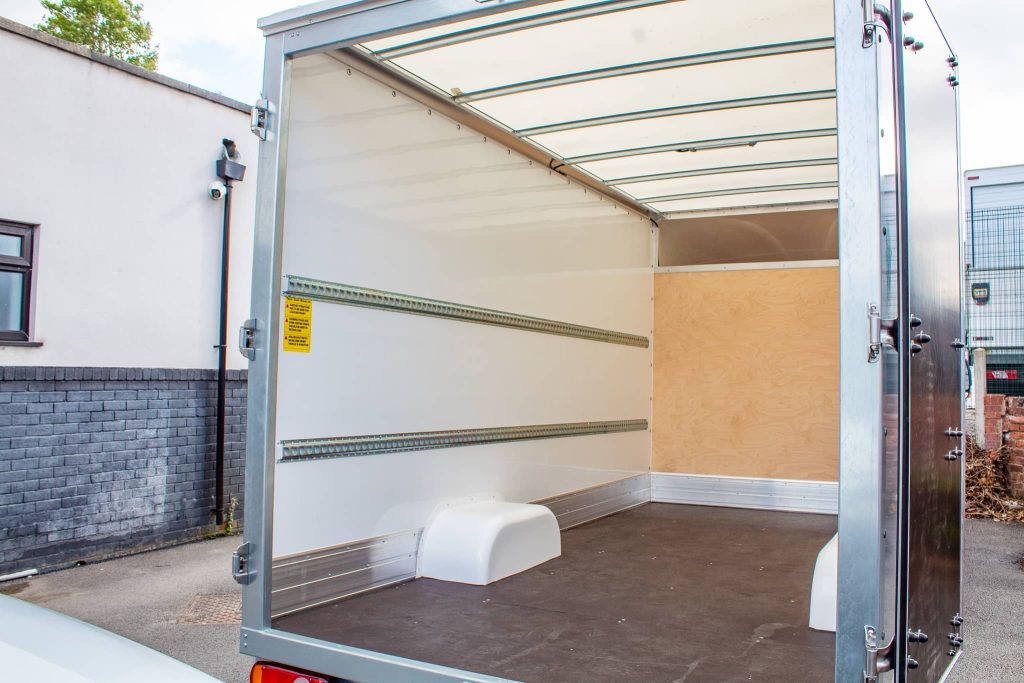 74 Plate Low Loader Box Van Interior